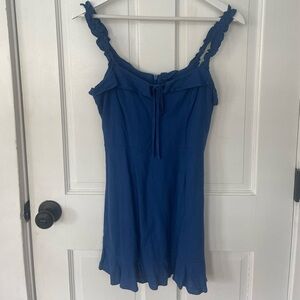 Lulu’s Royal Blue Casual Sleeveless Mini Dress Size S
